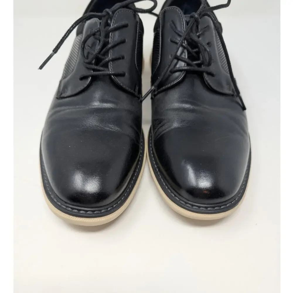 Nunn Bush SmartScent Bloom Black Oxford Dress Shoes 8.5M Comfort Sole